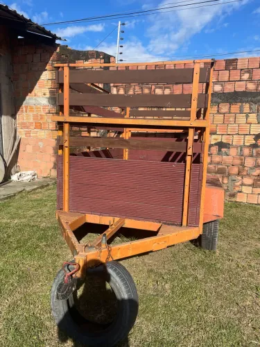 Carretinha 2 eixos 