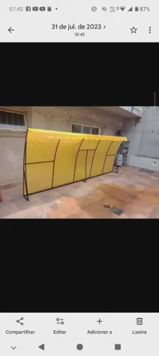Toldo fixo em todas cores e medidas