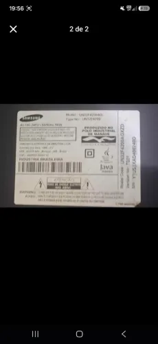 TV Samsung Quebrada