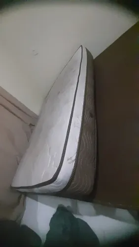 Cama de casal box ortobom usado