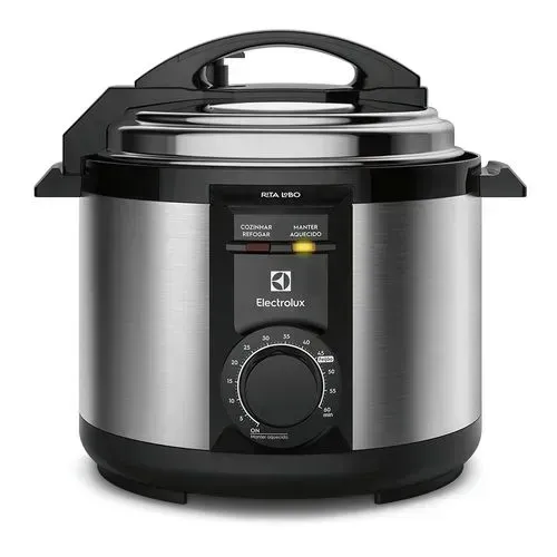 Panela de Pressão Elétrica Electrolux por Rita Lobo 3L Preta Efficient c/ Timer