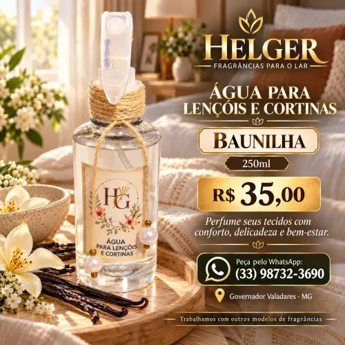 Águas para Lençois Baunilha