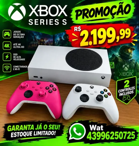 Promoção Xbox séries s