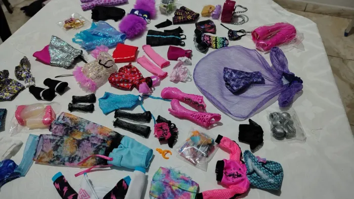 Acessórios Monster high g3 lote