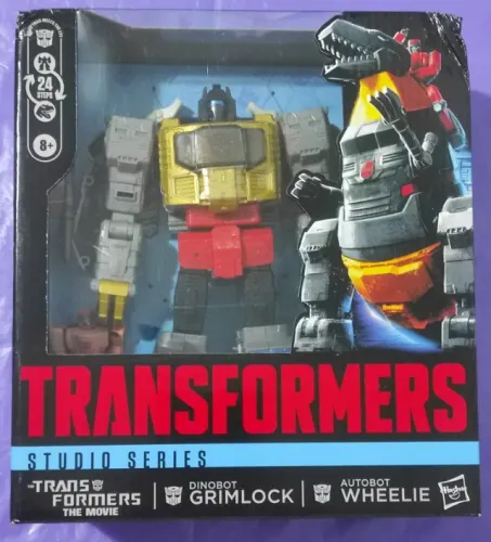 Transformers Studio Series - Transformers: O Filme - Dinobot Grimlock e Autobot Wheelie