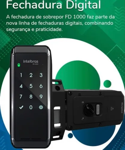 Fechadura digital na promoção