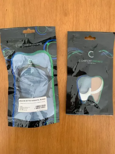 Kit abridor de boca e arco de ostby infantil odontológico