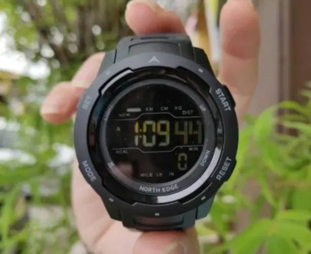 Relógio Multi Esportes North Edge - Mars - Preto - NOVO - Igual ao Garmin Instinct