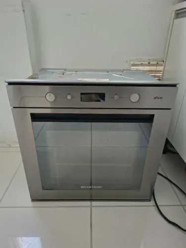 Forno de Embutir Brastemp Ative! 67L Inox 220V - Para Conserto ou Peças