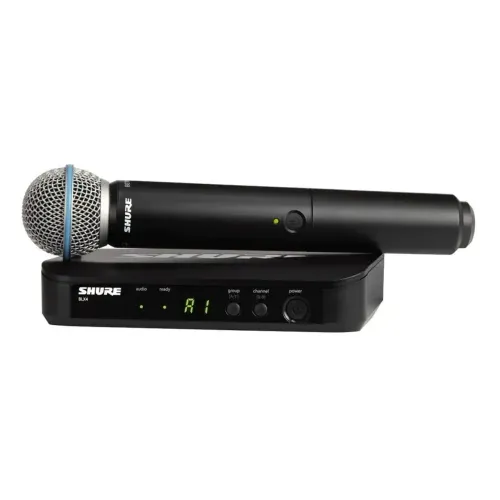Microfone sem fio Shure BLX24 / SM58