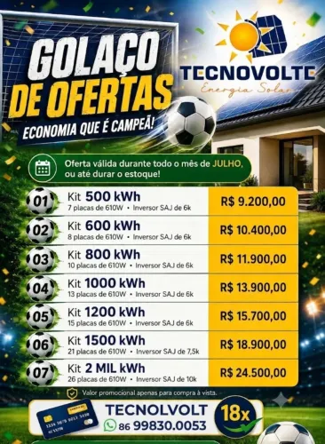 ?Sistema Completo de Energia Solar Fotovoltaica