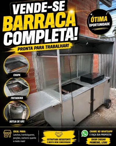 Vendo barraca completa