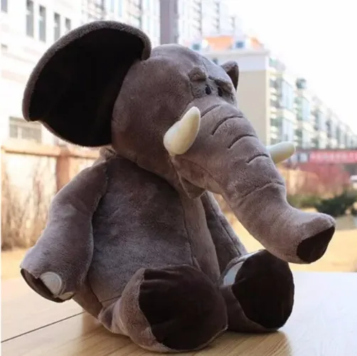 Brinquedo Elefante de pelucia 25 cm  