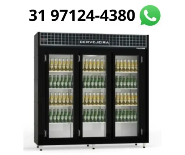 Cervejeira 3 Portas de Vidro Polo Frio 220v