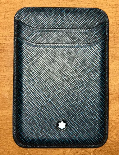 Carteira Montblanc Sartorial Preta - Compatível com MagSafe para iPhone - Excelente estado
