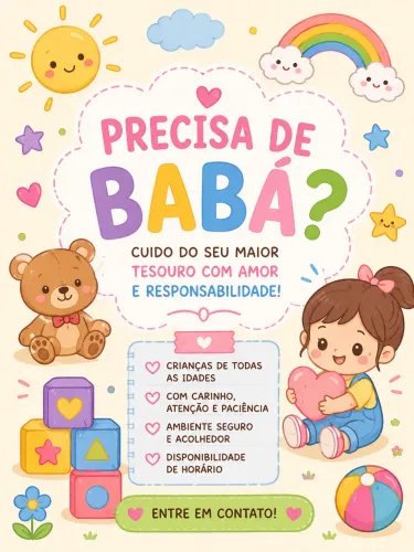 Babá disponível 