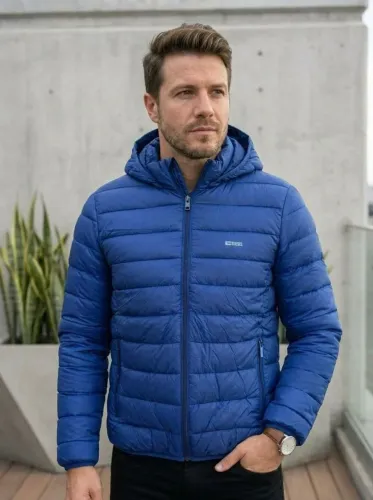 Jaqueta acolchoada masculina Diesel com capuz removível. Envio imediato 