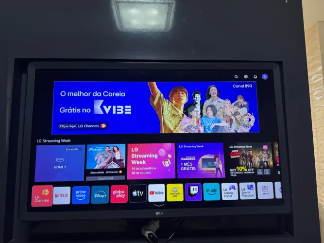 Smart TV LG 32? LQ620BPSB - Wi-Fi, WebOS - Ótimo Estado