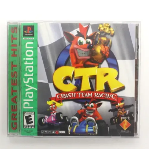 Crash Team Racing para PlayStation completo e em excelente estado de conservação