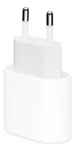 Carregador Adaptador Usb-c De 20w para iPhone Apple Branco