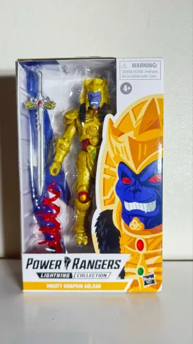 "Boneco Power Rangers Lightning Collection - Mighty Morphin Goldar - Hasbro"
