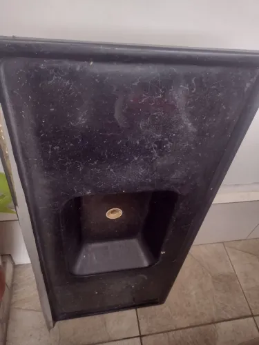 Tampo para pia de cozinha 1,20 preto