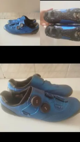 Sapatilha Shimano Mtb Sh-xc902 S-phyre Azul Carbono