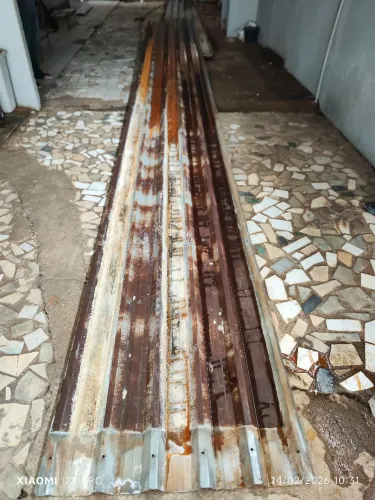 Telha zinco uzada 9 metros aceita proposta 