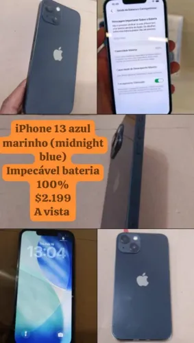 iPhone 13 128g impecável