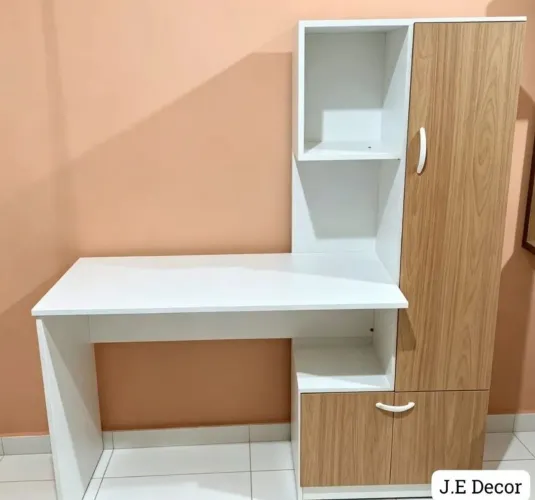 Mesa estante multiuso em mdf