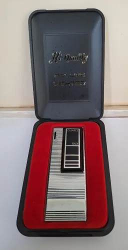 Isqueiro Vintage DUX Quartz - Em perfeito estado e funcional / colecionador, na caixa