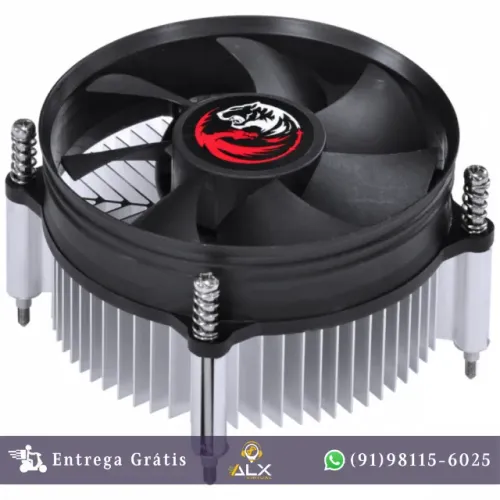 Cooler Pra Processador Pcyes - Notus St - Standard (intel) Tdp 65w - 95mm *ENTREGA GRÁTIS*