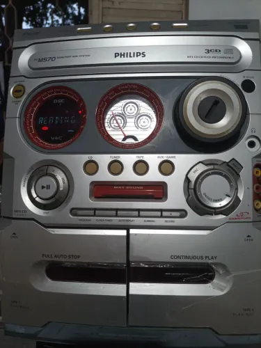 Philips fwd m570 para pecas não está funcionando  mini System