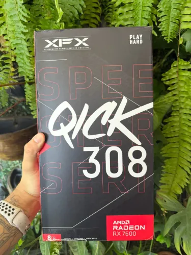 RX 7600 8GB XFX Qick 308 - em estado de nova! | Envio OLX Pay