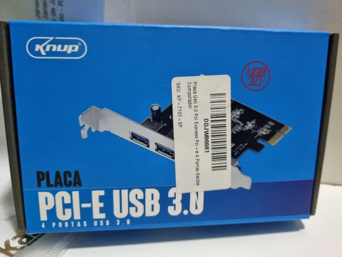 Placa PCI Express USB 3.0 4 portas
