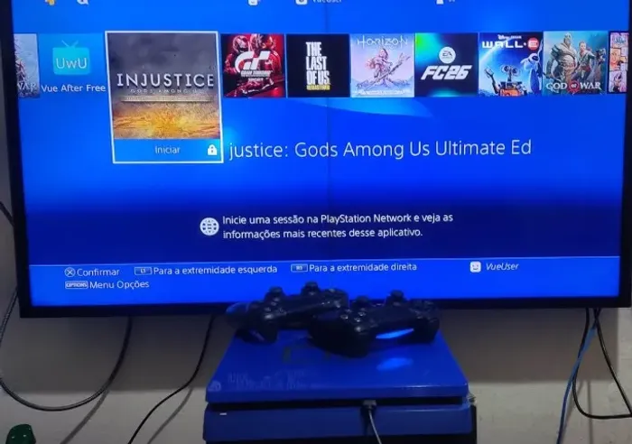 PS4 SLIM - Destravado 1Tb - Edição Especial - 11 jogos