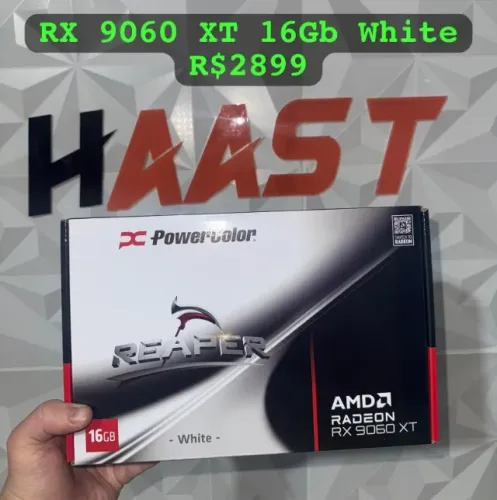 RX 9060 XT 16GB PowerColor White [Novo]
