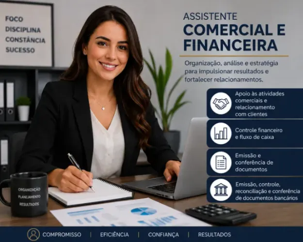 ASSISTENTE ADMNISTRATIVO FINANCEIRO FEMININO COM EXPERIÊNCIA EM OPERAÇÕES BANCÁRIAS.