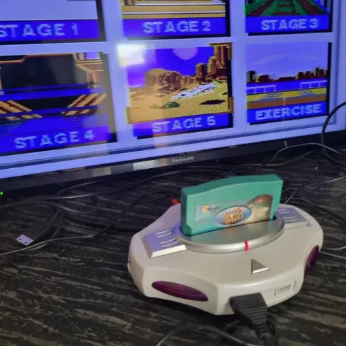 Super Game TV - Console Funcionando + Cartucho - Controle com Mal Contato / Para Peças