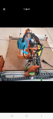 Cnc com extensão, completa com fresas e tupia