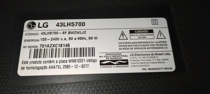 Tv LG 43LH5700