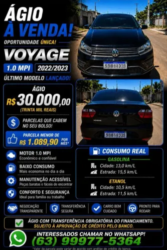 Volkswagen Voyage 1.0 Flex 12V 4P 2023