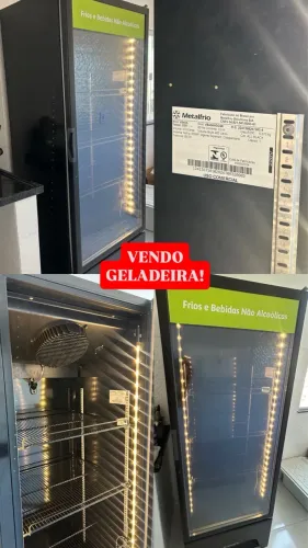Geladeira Expositora Metalfrio All Black 403L 220V