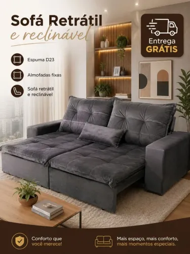 Estofados Retrátil e Reclinável Novo-Frete Grátis!!!