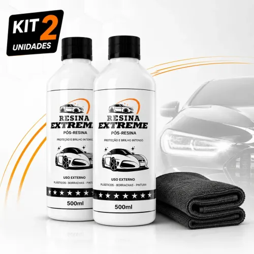 Kit 2 Resina Extreme - Brilho de Concessionária | Pague Só Na Entrega