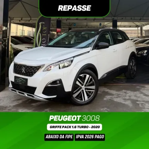 Peugeot 3008 Griffe Pack 1.6 Turbo 16V 5P Aut. 2020