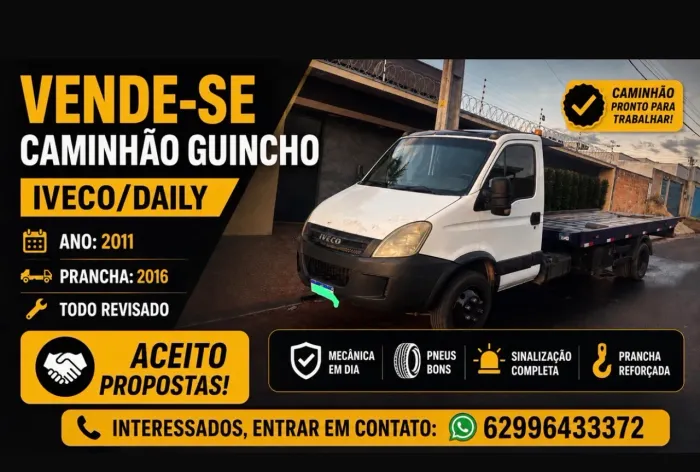 Caminhão guincho iveco/daily