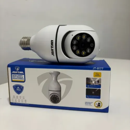 CAMERA LAMPADA WIFI JORTAN COM VISAO NOTURNA - FAÇO ENTREGA