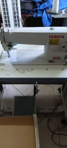 maquina de costura industrial elétrica Yamata.