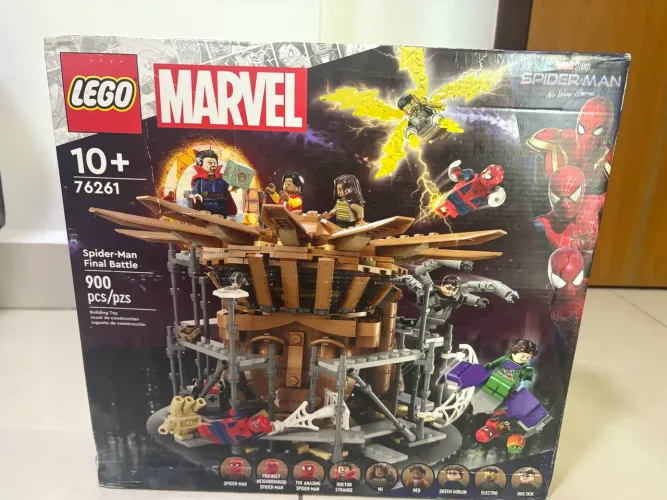 Lego spider man final battle homem aranha spider-man 76261